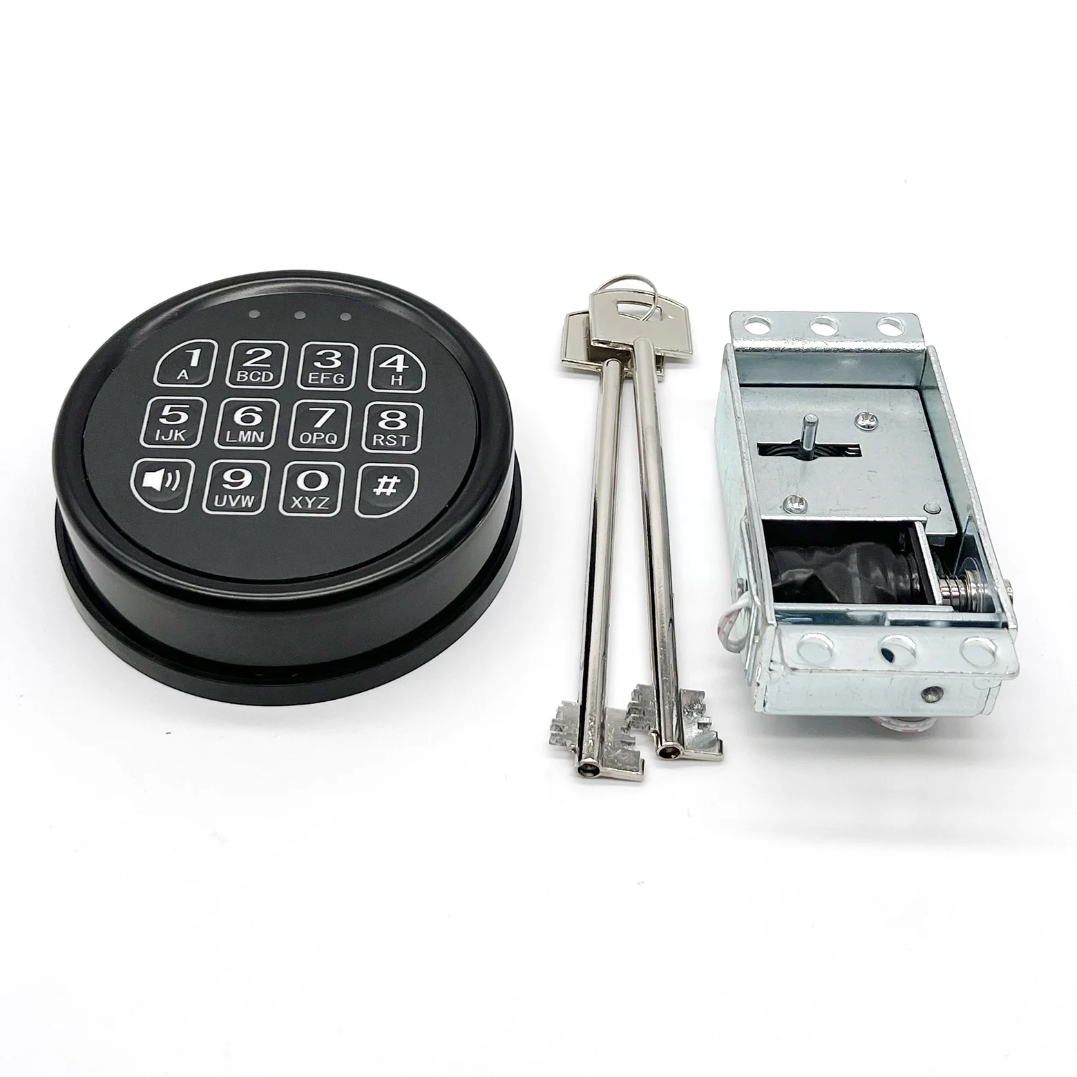 YOSEC  Digital Electronic Keypad Lock for Safes with Solenoid Lock & 2 Override Keys