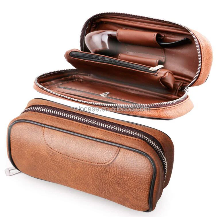 PU Leather Multi-function Tobacco Pipe Bag