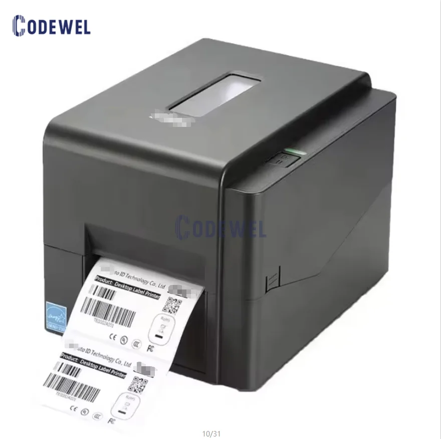 TE244 203 DPI Desktop Thermal Transfer Barcode Printer with USB Connectivity Bar Code Label Printer for TSC