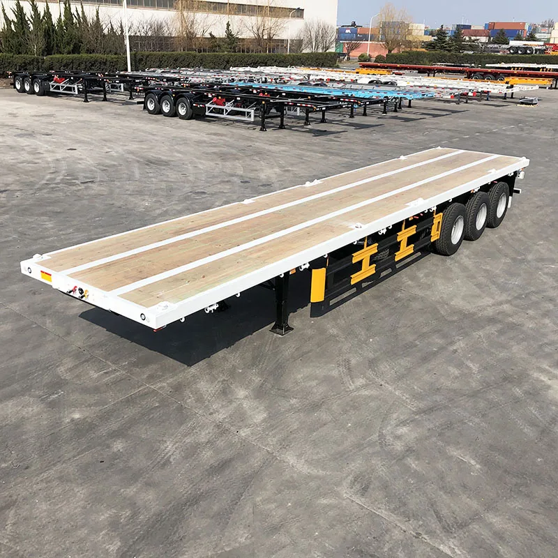 Стальной панда грузовик прицепы Грузовик 8 автомобилей бортовой прицеп полуприцеп Q345 или T300 высокопрочный Bao стальной материал