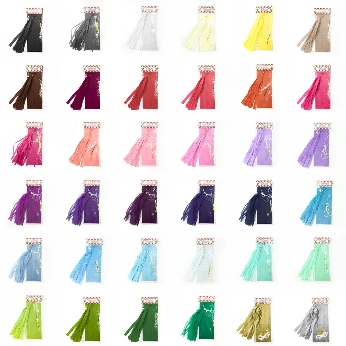 Crepe Paper Tassel Garland for Party Home Decoration