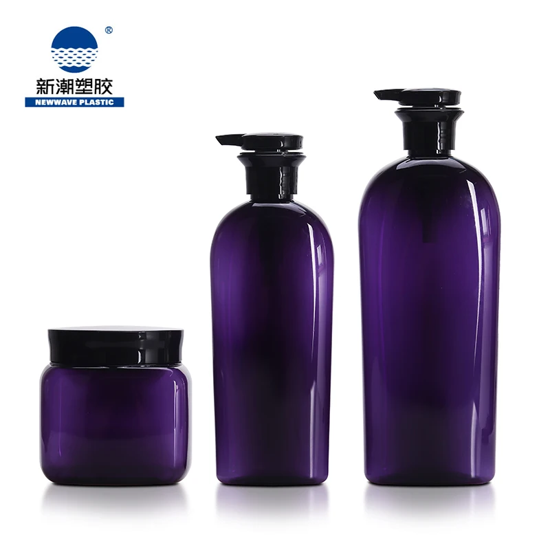 Cosmetics Container for Shampoo Shower GEL Bottles Personal Care Liquid Packaging Plastic Bottles With Pump Hair Conditioner Jar