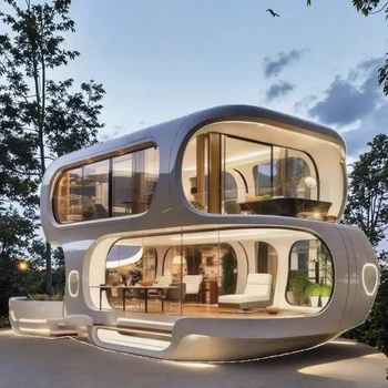 Inflatable Tent Space Capsule Mobile House Waterproof Steel Warehouse Bathroom Exterior Living Room Office Building Dining