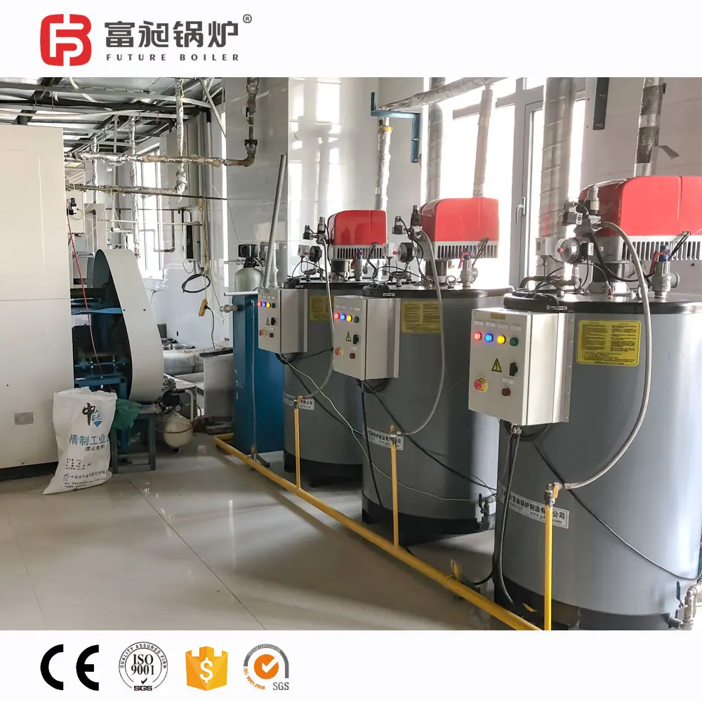 Gas/Oil Fired Steam Boiler with Fire Tube Efficient Heating Boiler for Milk & Honey
