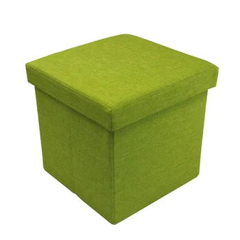 Customized Factory Wholesale Folding Pouf Bedroom Furniture Stool Classic Storage Ottoman Chair for Kids Children