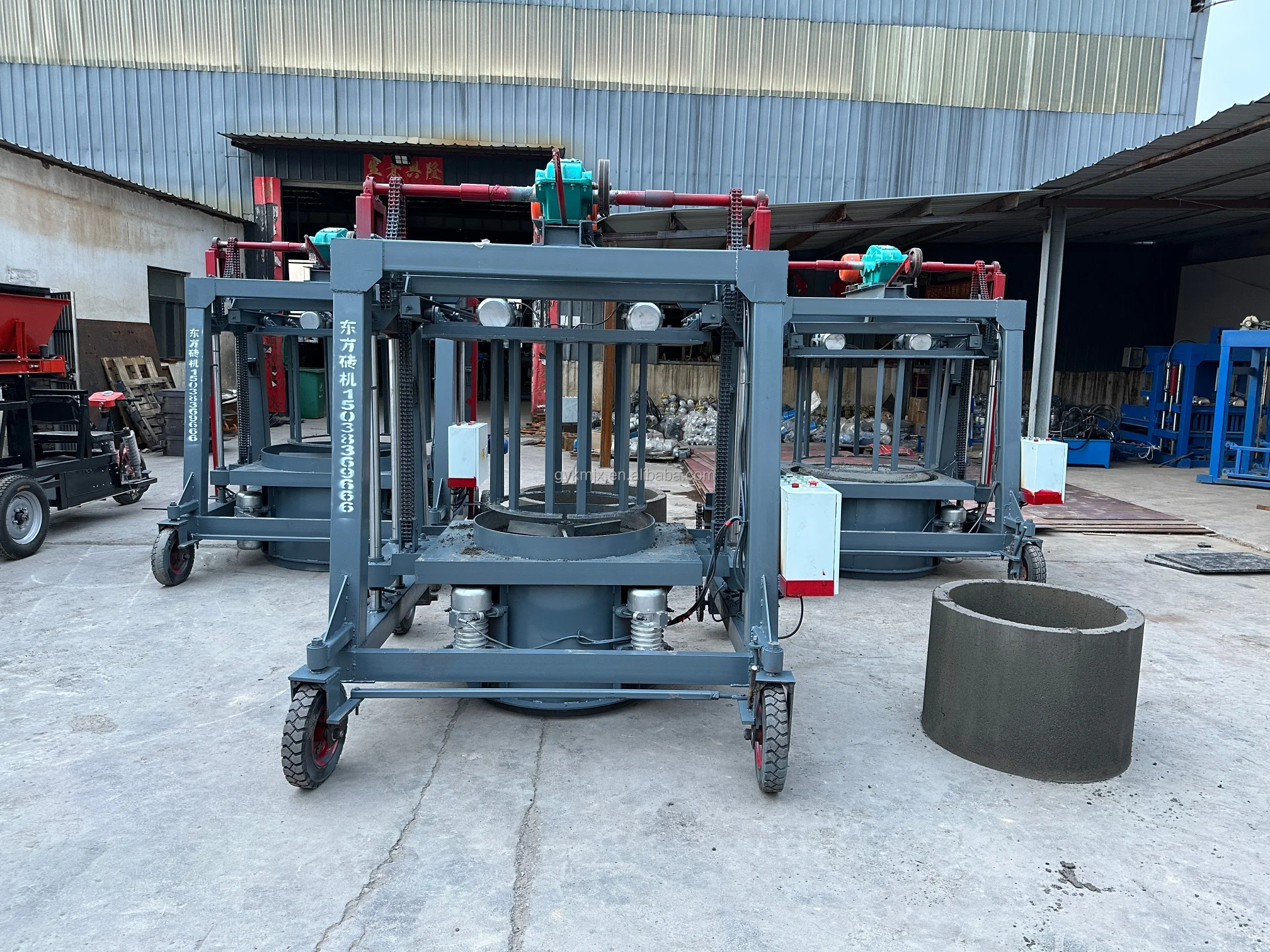 Manhole Rising Machine Industrial Grade Semi Automatic Cement Manhole Ring Forming Equipment ...