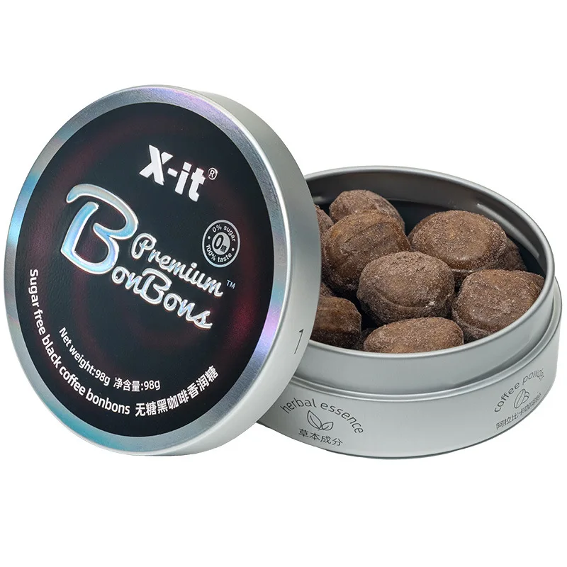 X-it Sugar Free Black Coffee Bonbons - 98g Hard Candy