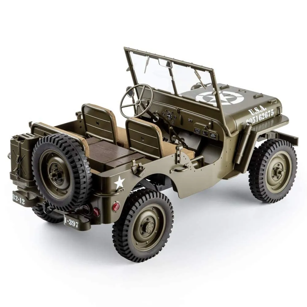 Amazon.com: Rochobby FMS 1/6 1941 MB Scaler RC Jeep RC Truck