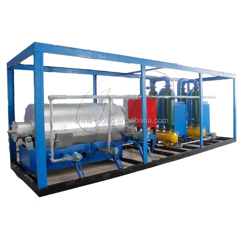 Mini Plastic to Oil Recycling Machine Small Scale Tire Recycling Pyrolysis Plant Microwave Pyrolysis Machine