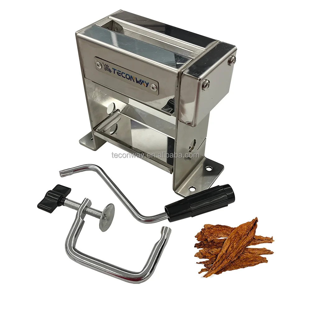 tobacco press China Fast Delivery Stainless Steel Custom Made Fine Welding Burr-free Home  Use Cut Press Machine Tobacco for Herb Leaf