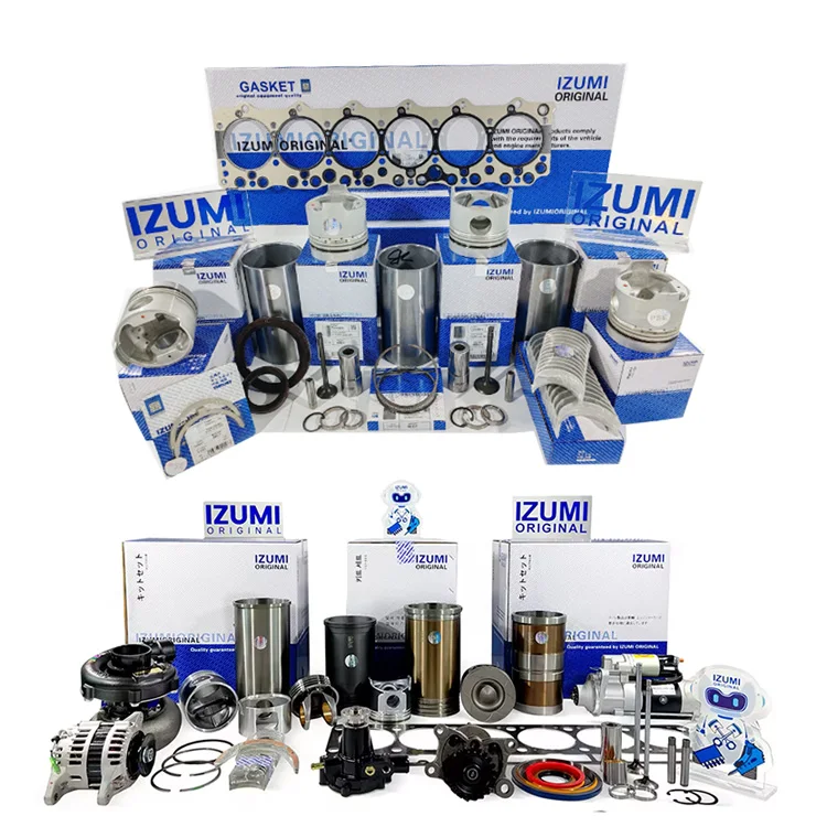 IZUMI ORIGINAL 6BB1 Overhaul Rebuild Kit Diesel Engine Parts For ISUZU