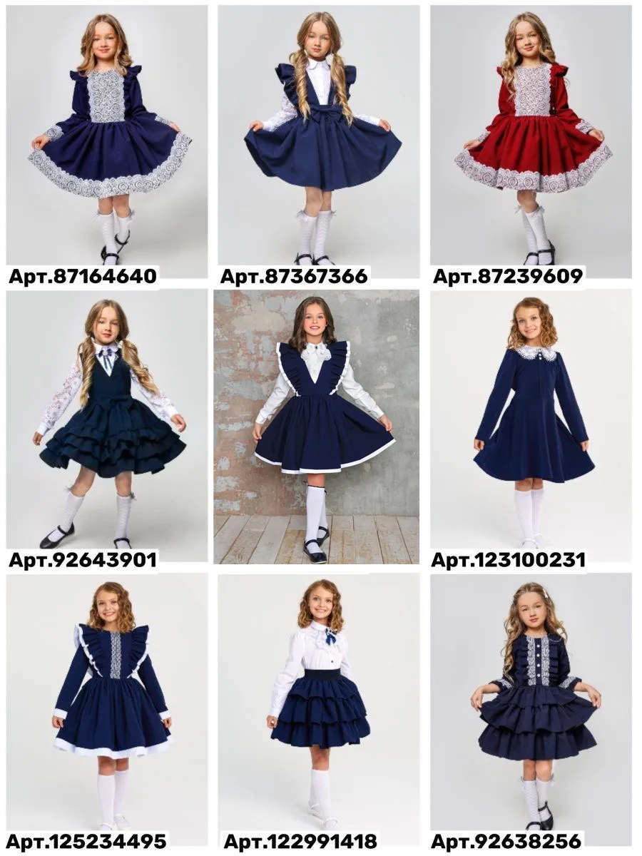 Custom Navy Blue Black Uniform Dress 4t 5t 6t 7t 8t School Jumpers For