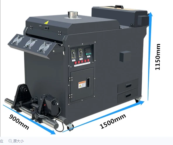 Hot Selling 60cm Xp600 I1600 I3200  Pet Film Transfer T Shirt Printer DTF Printer with Powder Shaker and Oven manufacture