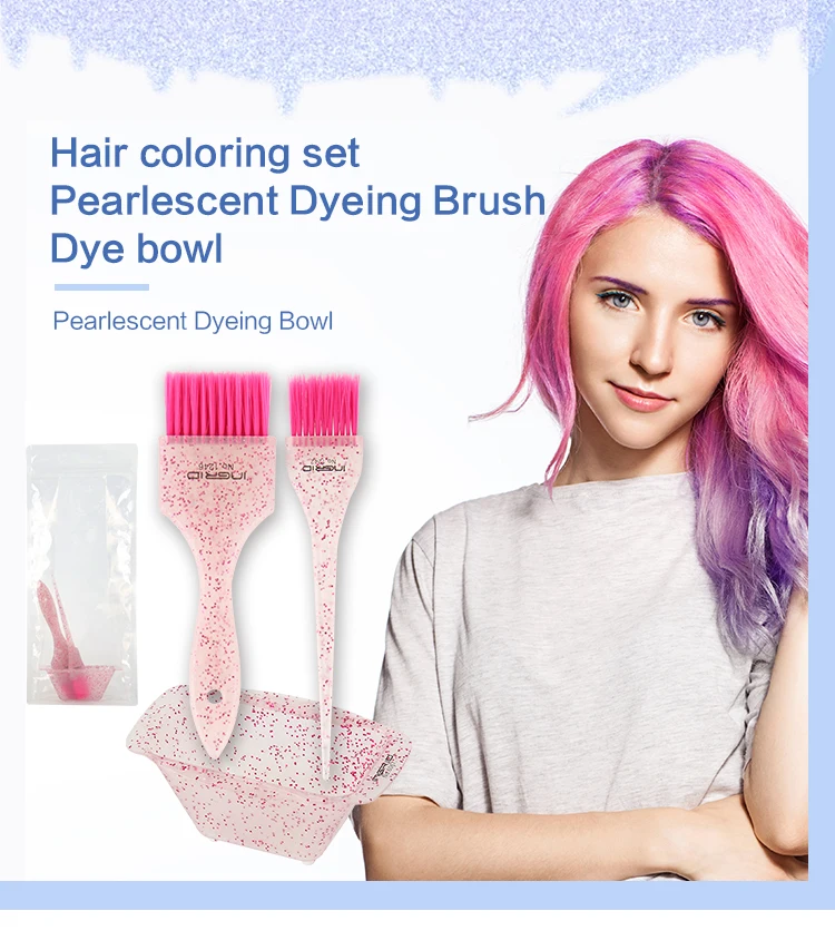 Ingrid Professional Hair Dye Bowl Dying Hair Colouring Set Hair Dye