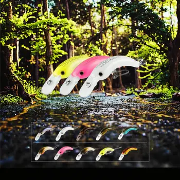Wholesale 6cm 9.8g Printed ABS Carbon Steel Artificial Hard Bait Minnow Lure for Bass Pike Trout-Saltwater/Lake/Stream – Minnow – view 2