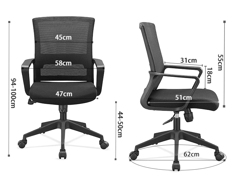 Silla Gamer Executive Swivel Office Chair Adjust Mesh Chair Ergonomic ...