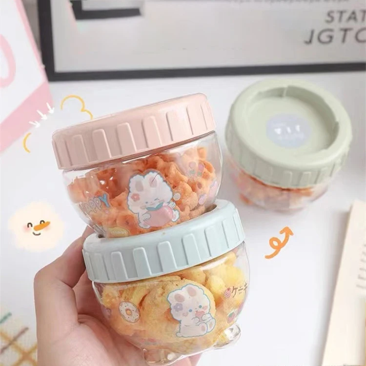 DS2103 Dipping Sauce Cup Overnight Oats Containers With Lids Glass Small  Condiment Container with Lids Salad Dressing Container