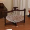 Rotating glass fruit plate C