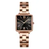 Rose gold black
