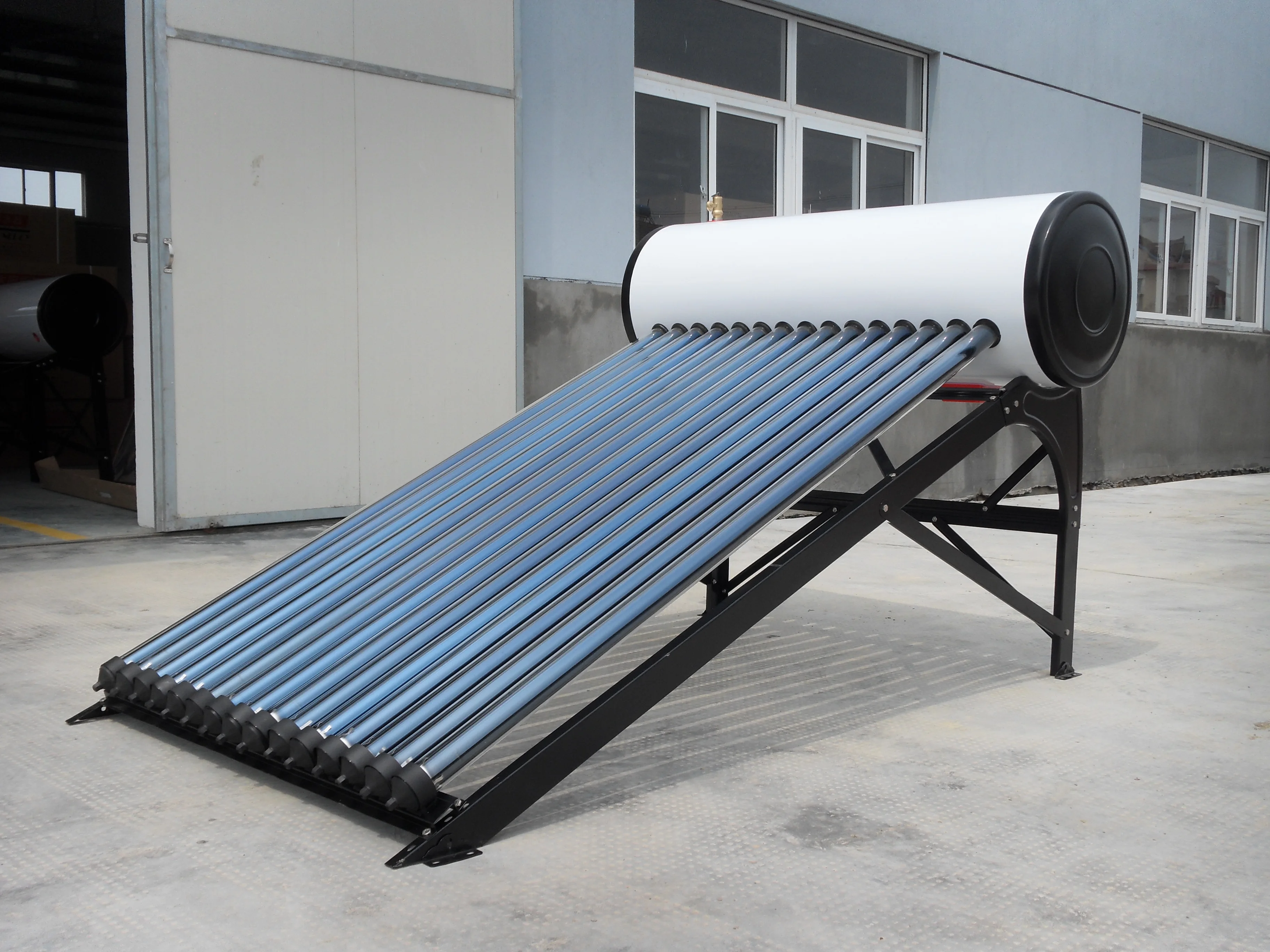 100l To 300l Evacuated Tube Non Pressure Solar Water Heater Buy Evacuated Tube Water Heater 9795