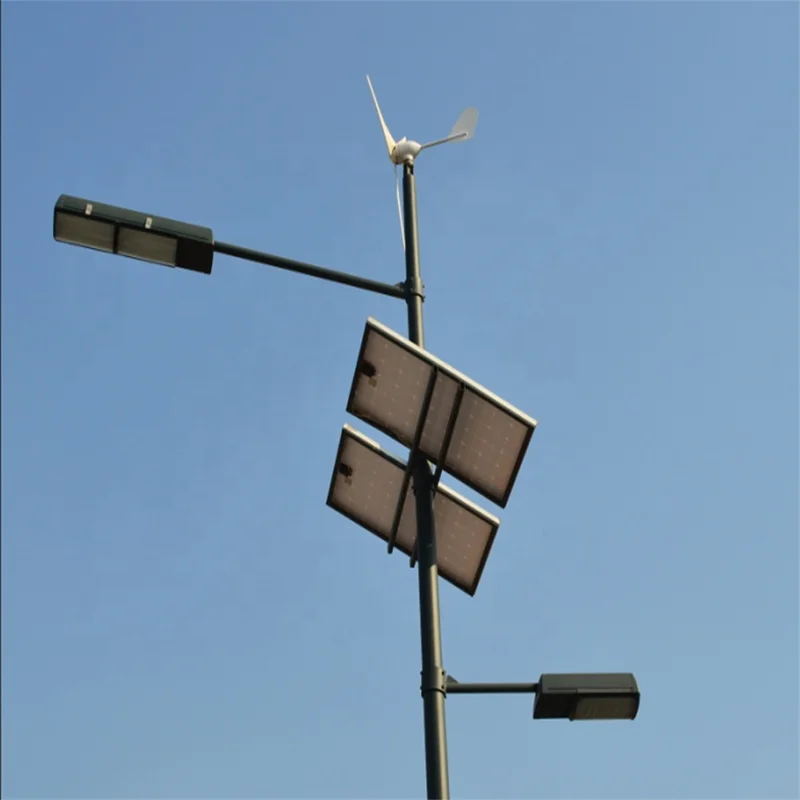 High Efficiency Wind Solar Light System Solar Wind Power Street Lamp