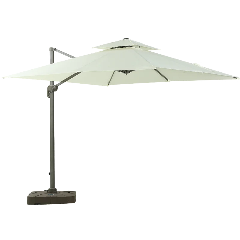 3m*3m Outdoor Metal Furniture Umbrella Rainproof Popular Leisure Design