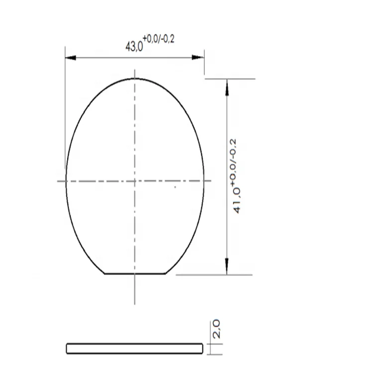 Factory OEM Polished Transparent 4 Inch ultra Thin 0.3mm/0.5mm D263t/quartz Glass Disc Wafer