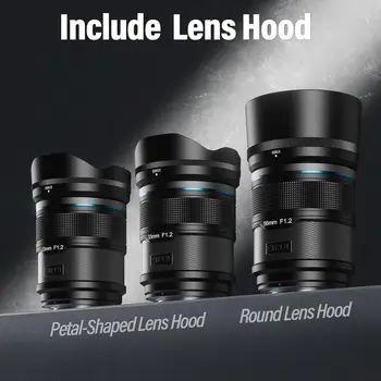 SIRUI Sniper Autofocus Lens Set, 23mm, 33mm, 56mm, F1.2 Wide Angle APS-C Camera Lens for Z Mount, Black detail image