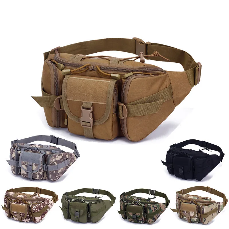 Camouflage Outdoor Sports Waterproof Fanny Pack Waist Bag Multi ...
