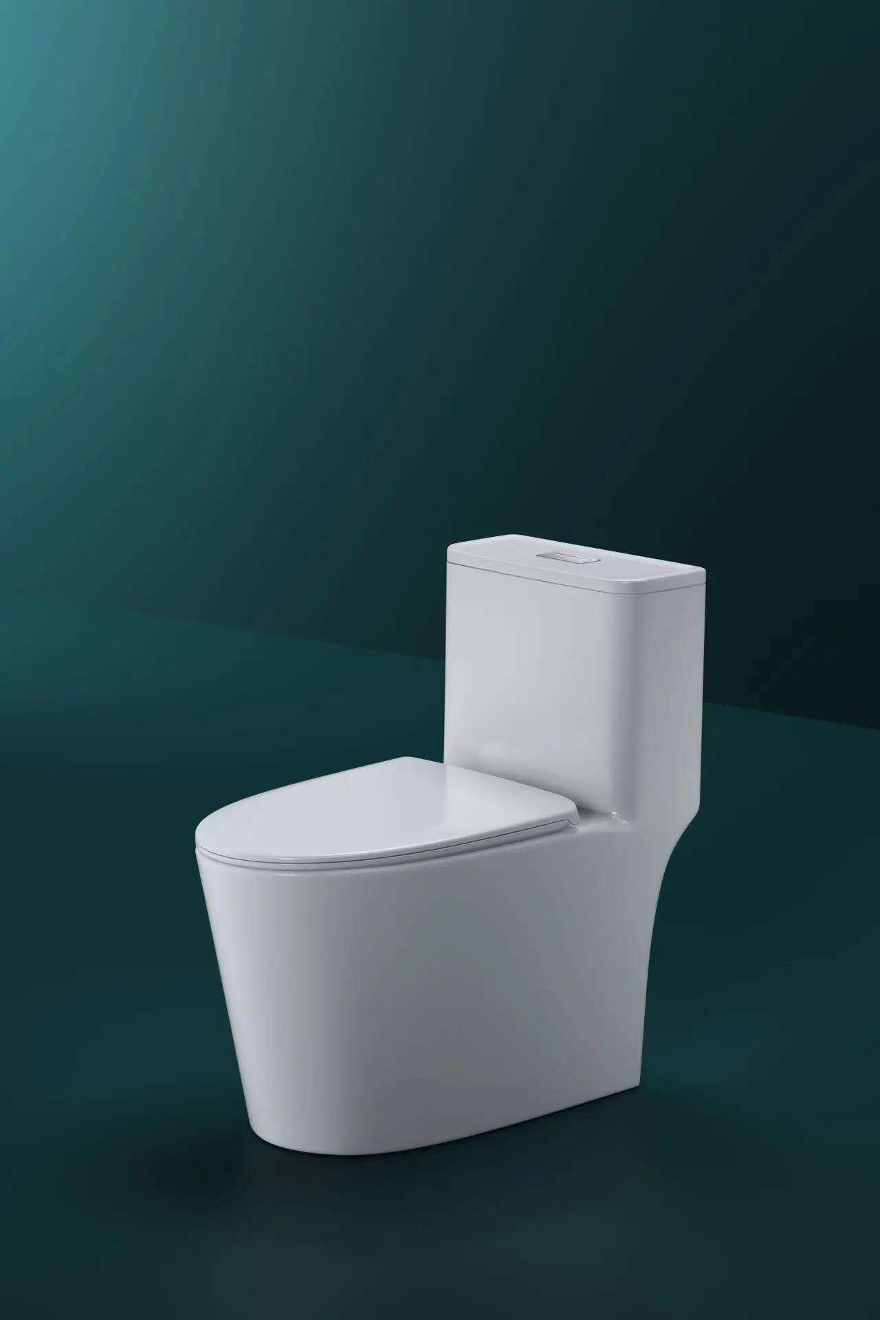 High quality ceramic sanitary ware dual flush toilet bathroom water closet one piece toilet manufacture