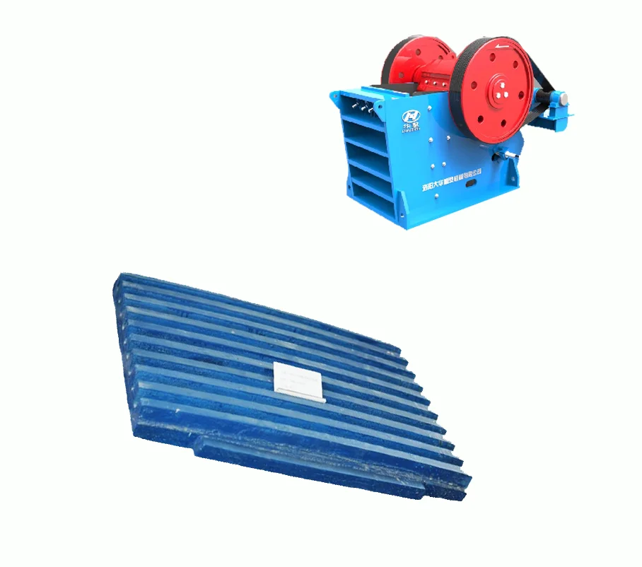 ZhiXin Mining Machine Parts Jaw Crusher Wear Part Durable Manganese Casting for Jaw Plate and Tooth Plate Replacement