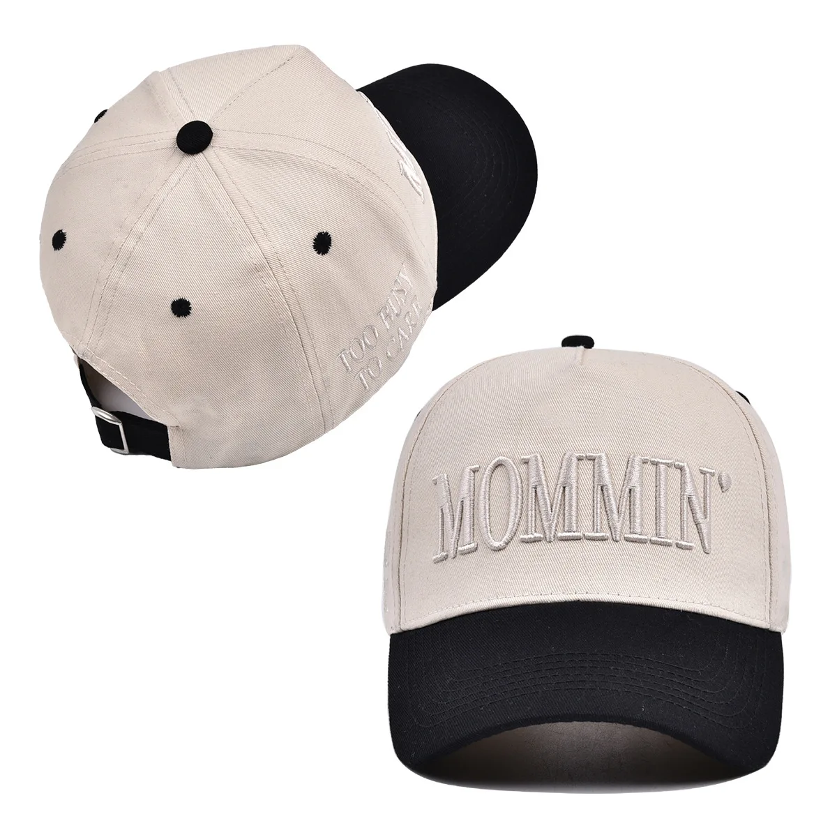 Embroidered Baseball Cap Two Tone - Custom Caps by WESPORTSS