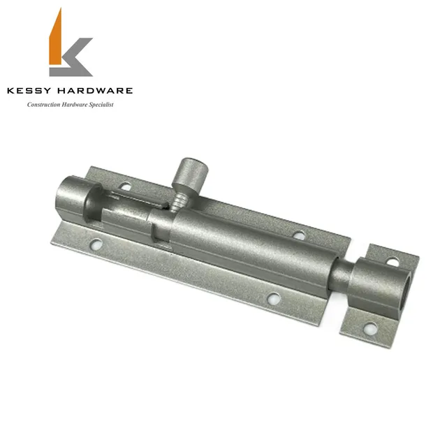 Heavy Duty Aluminum flush bolt CS12 door tower Bolt aluminium 3 inch tower bolt Door&Window Latch Barrel