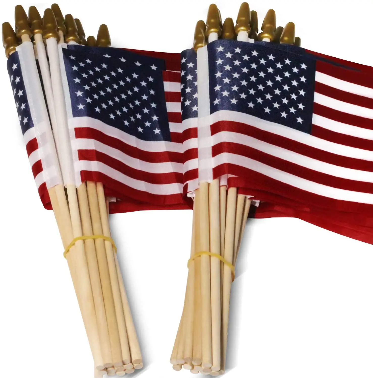 bâton en bois drapeau-july 4ème décoration, vétéran partie, tombe drapeau  américain de poche