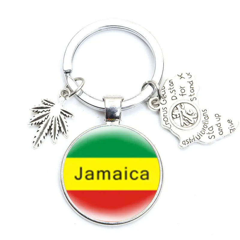 Portachiavi Pixly Con Bob Marley – Stampato Fronte/retro, Connettore Turchese E Anello Fucsia, Trasparente - 3