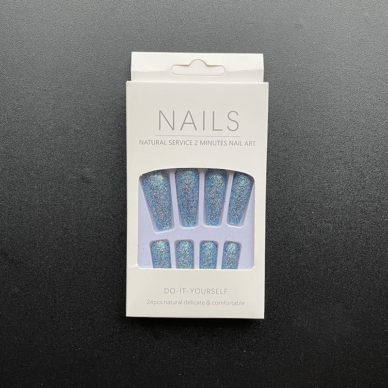 2023 оптовая продажа акриловые накладные ногти искусственные французский