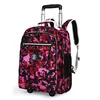 Camouflage rose red