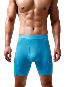 AK Direct Sale Men's Long Underwear Best Quality Mens Boxer Custom Printed Men Boxer Brief with logo