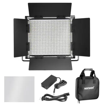 Neewer 2 Pieces Bi-color 660 LED Video Light and Stand Kit Includes 3200-5600K CRI 96 for Studio Photography Video Shooting detail image