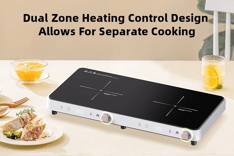 2 Burners for Home Induction Cooktop Hot Sales for Kitchen Electric Hot Plate OEM Factory Price Induction Cooker