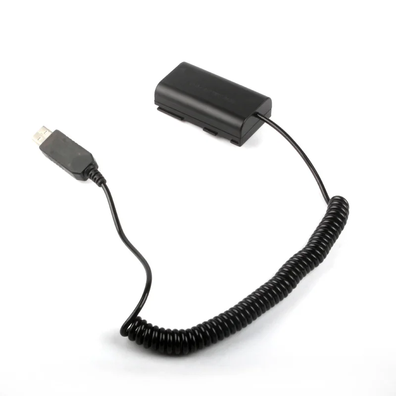 Quick Charge 3.0 4.0 5.0 USB To BP-911 / BP-915 DC Coupler Coiled Cable for PHASE ONE Camera