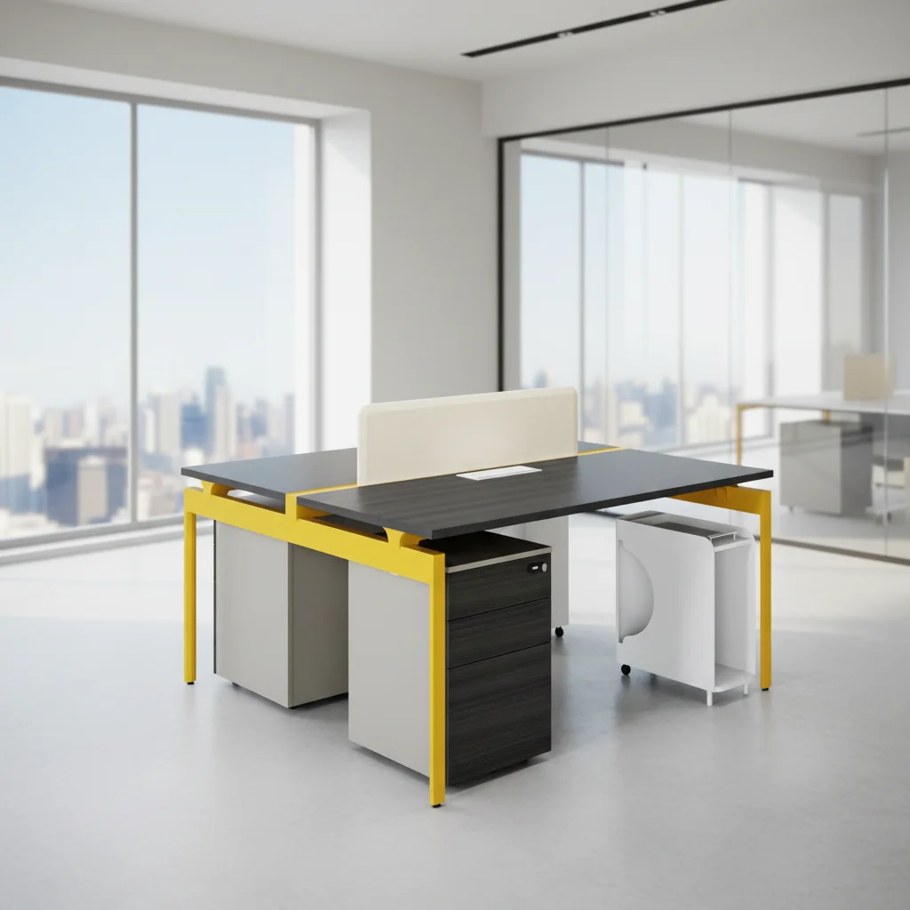 Premium Foldable Automatic Wood Frame Overhead Shelves Storage Solutions Modern Ergonomic Standing Office Workstation Desk 2