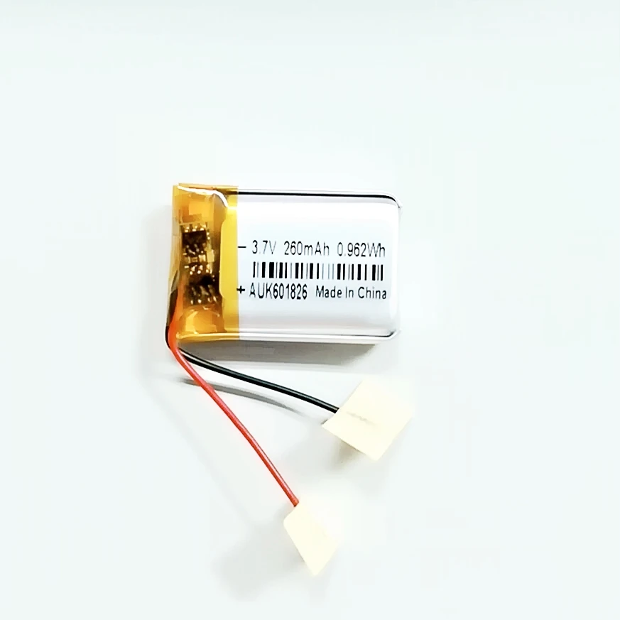 리튬 폴리머 Auk 402035 501250 Lipo 배터리 3.7v 260mah 리튬 폴리머 배터리 제조 업체 도매 - Buy ...