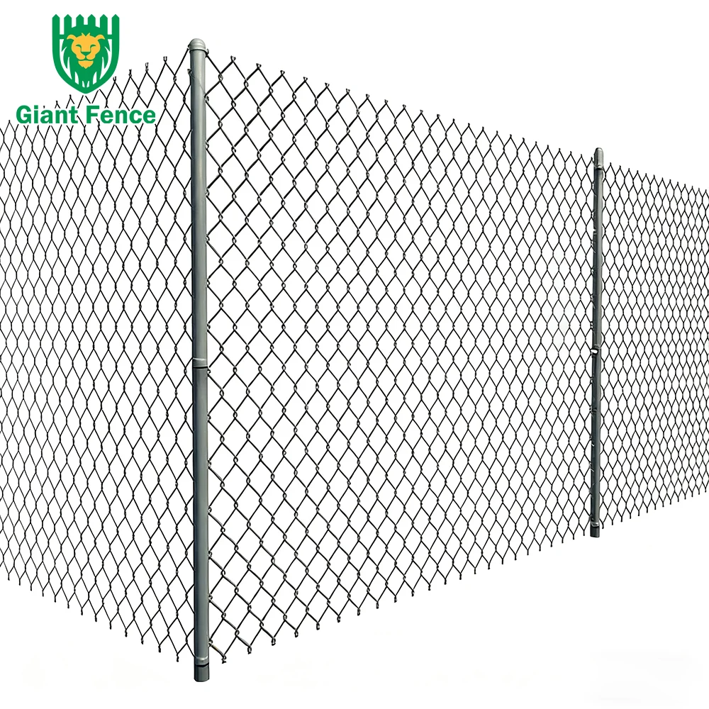 100ft Bending Galvanized Garden Chainlink Fence 8 Foot Chain Link Fence 6  Foot Cutting Diamond Iron Wire Mesh Fence