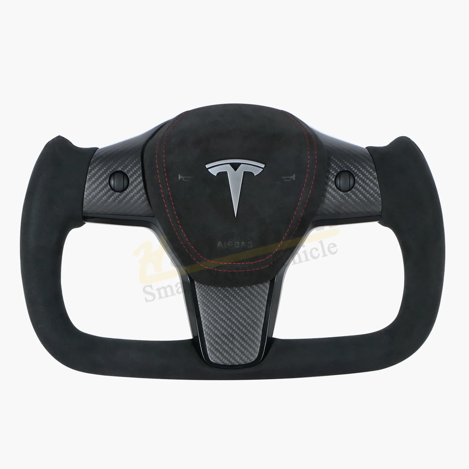 Model 3 Sr+ Model Y Yoke Heated Steering Wheel Retrofit For 2020 2021