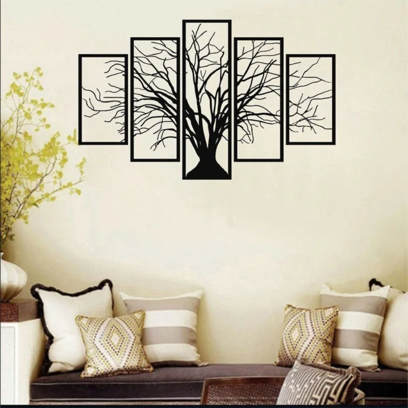 Tree of Life Norse Decor WJD53 Tableau Mural Salon Metal Art Wall Decor