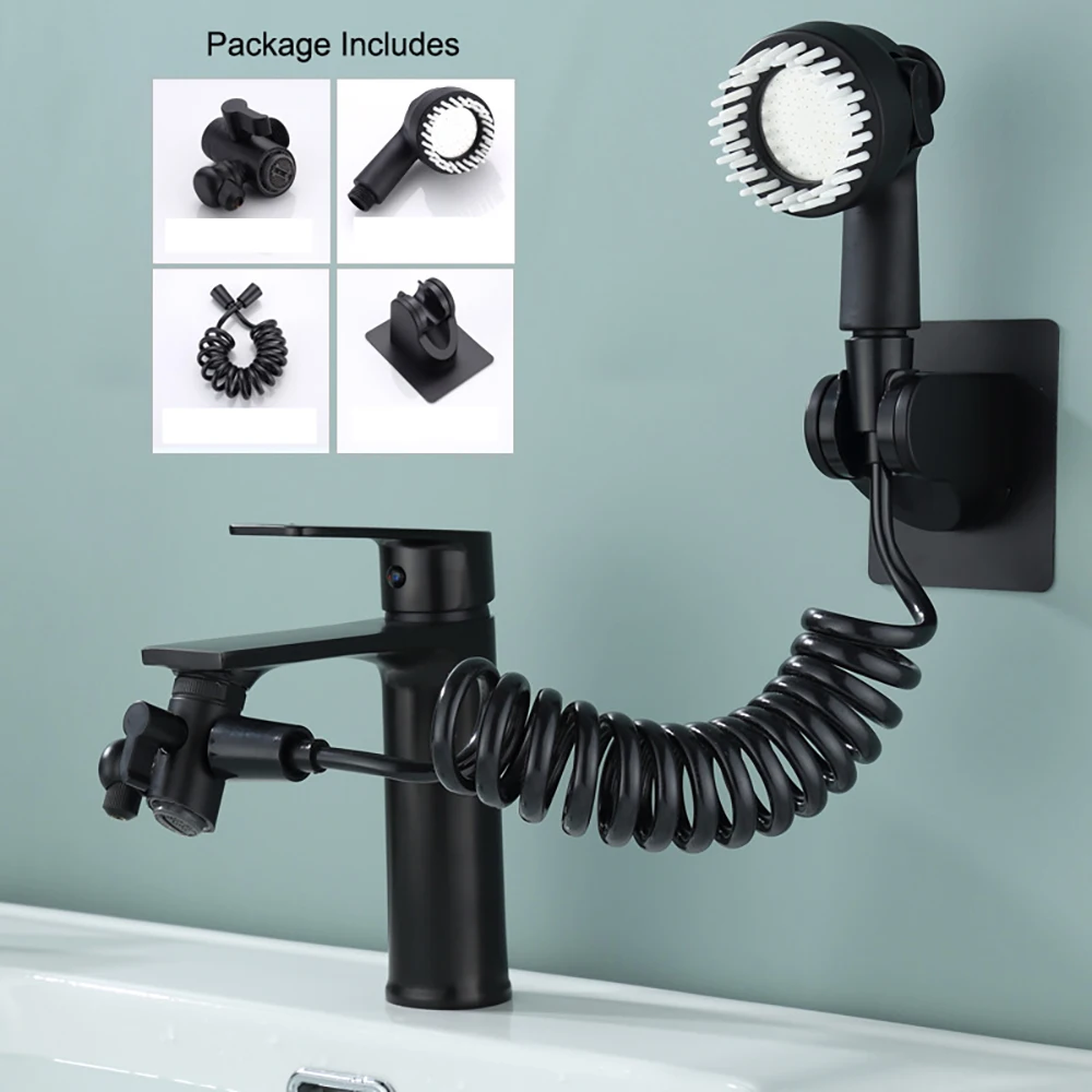 Sink Handheld Shower Kit Kitchen Bathroom Faucet Sprayer Attachment For Hair Washing,Baby Shower