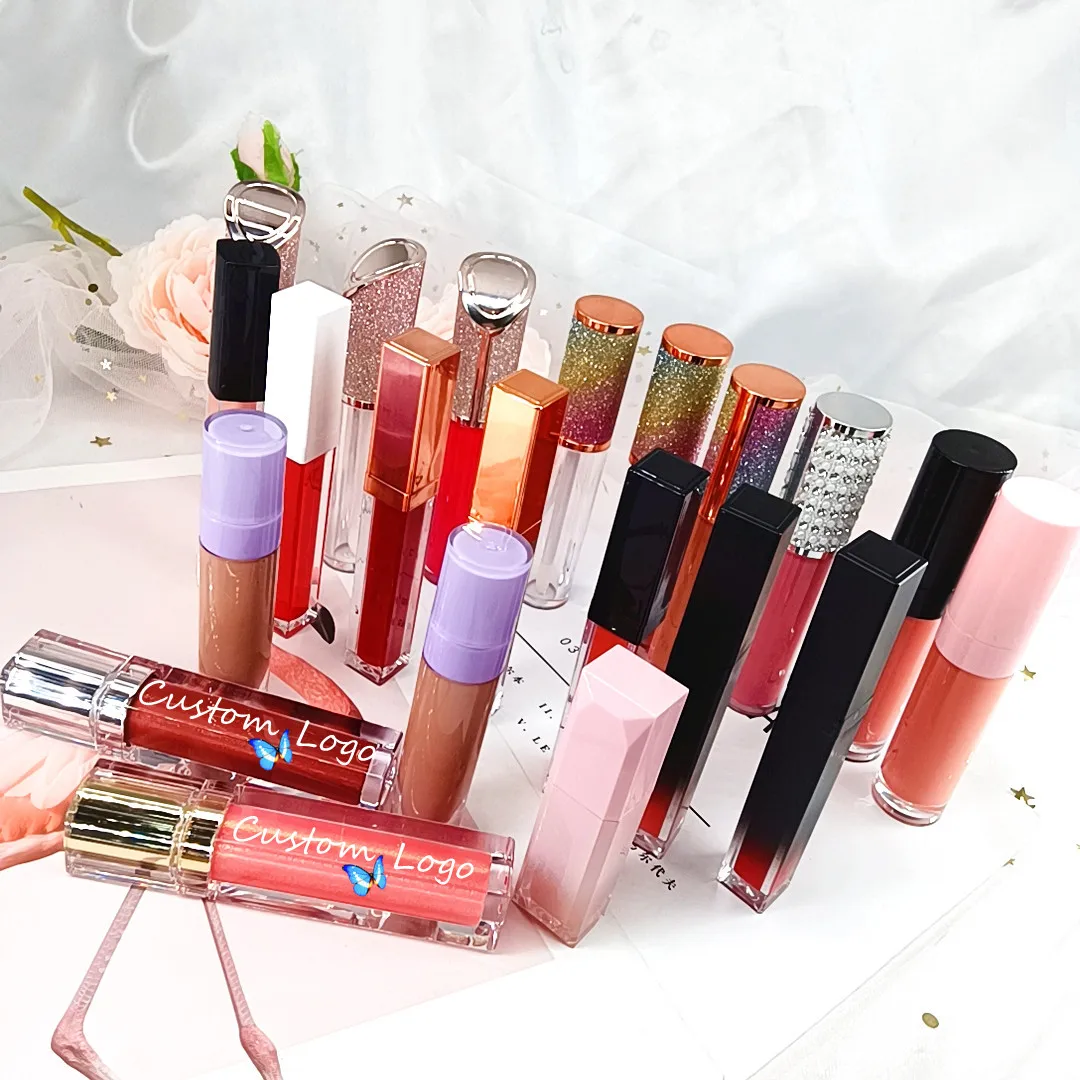 Custom Lashpackaging Box With Rhinestone Luxury Ribbon Rectangle