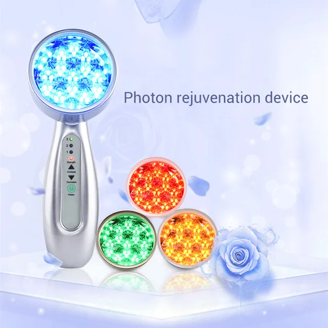 Infrared Pain Relief Massager 4 in 1 Bio Wave LED Light Therapy Face Body Skin Rejuvenation Handled Beauty Machine