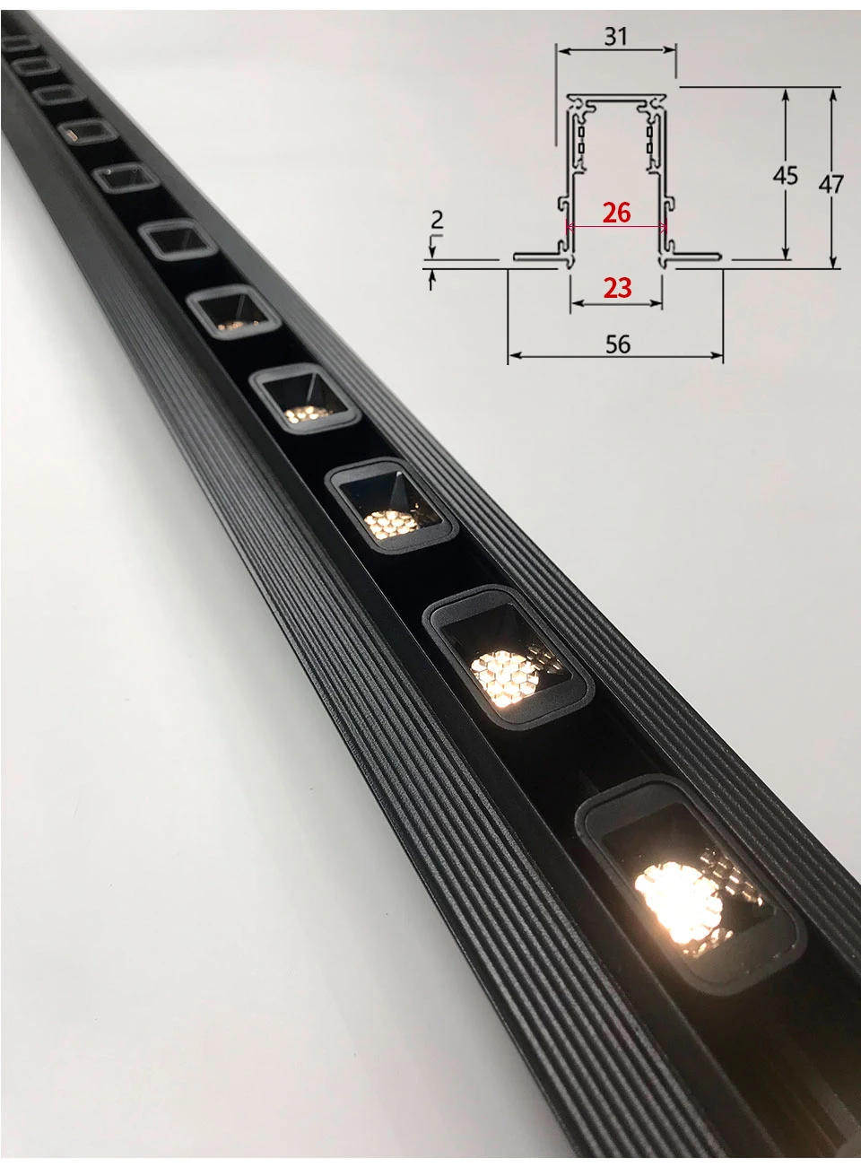 Mini Magnetic Track Light 48V Magnet LED Track Lighting System